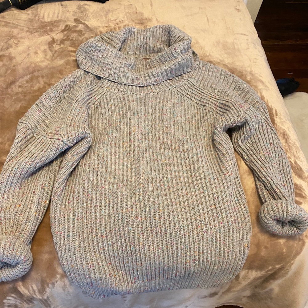 Free People Oversized Turtleneck Sweater